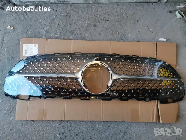 Предна сребристa решетка за Mercedes W206 C-Class, снимка 3 - Аксесоари и консумативи - 48841554