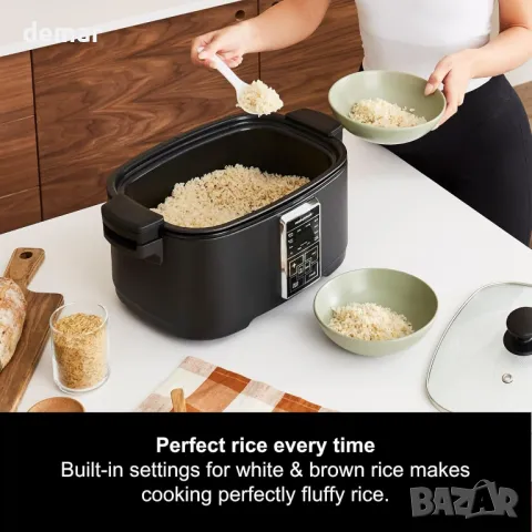 Мултифункционален мултикукър Morphy Richards 10 в 1,6,5 л,1350 W,черен, снимка 5 - Мултикукъри - 47853445