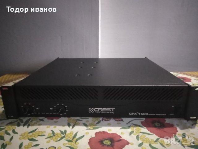 Crest-cpx-1500, снимка 2 - Ресийвъри, усилватели, смесителни пултове - 43553103