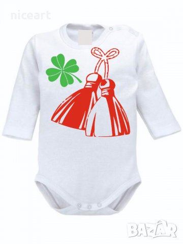 Боди с мартеничка, снимка 6 - Бодита за бебе - 31923195
