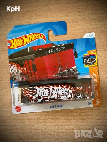 Hot Wheels Ain’t Fare Treasure Hunt TH 1:64 рядък модел количка, снимка 1 - Колекции - 43833448