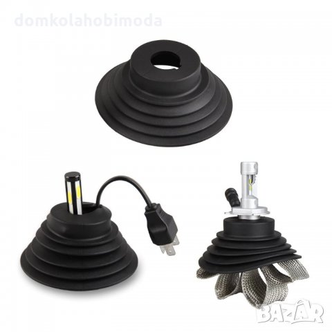 Водоустойчив Универсален прахозащитен капак за автомобилни фарове 70mm 75mm 80mm, снимка 7 - Аксесоари и консумативи - 28247256