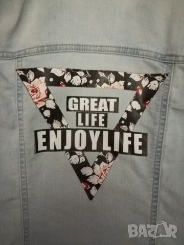 Дънково яке, снимка 2 - Якета - 26268756