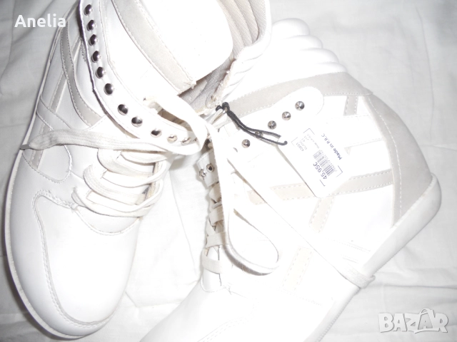 Естествена КОЖА Дамски Платформи Обувки Номер 41, снимка 7 - Маратонки - 52200006