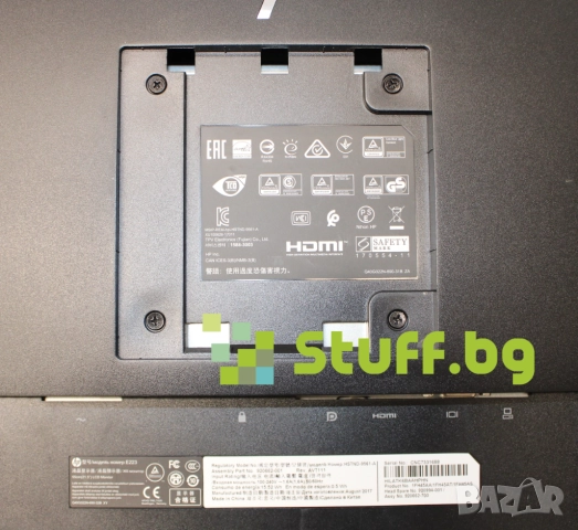 Монитор HP EliteDisplay E223, снимка 6 - Монитори - 51565482