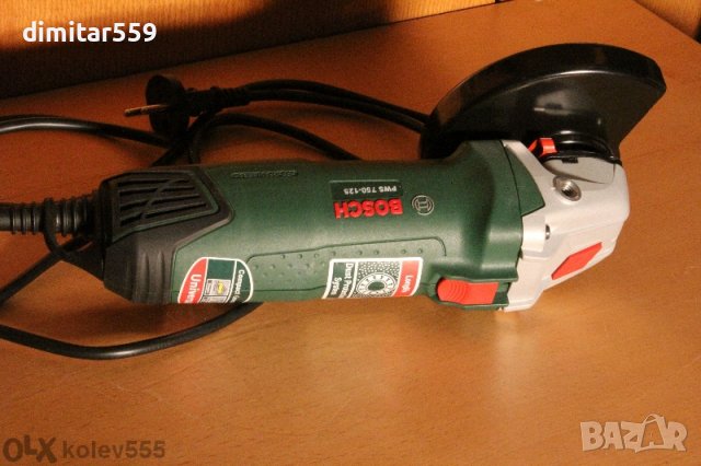 BOSCH 750W Ъглошлайф, снимка 9 - Винтоверти - 38225430