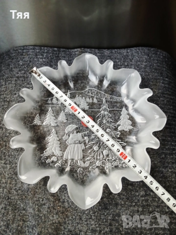 Немска коледна чиния, снимка 3 - Чинии - 52371838