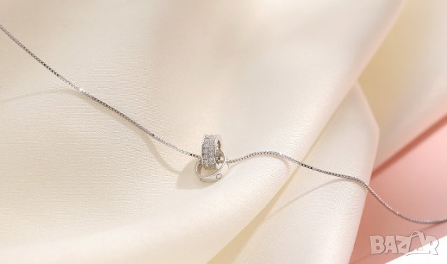 Тотална разпродажба - 50% Сребърно колие /3229/, снимка 4 - Колиета, медальони, синджири - 33150464