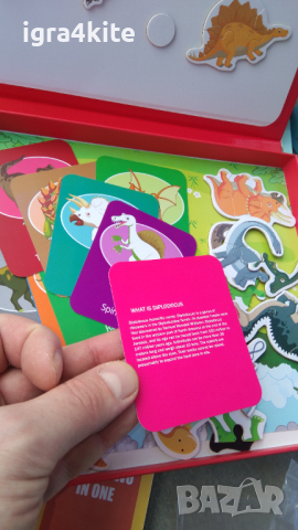 дигитална магнитна кутия с магнити на динозаври / 3 модела, снимка 12 - Образователни игри - 36505148