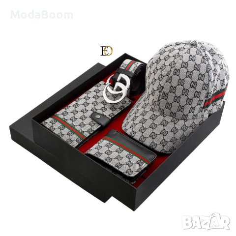 💥Gucci луксозни мъжки подаръчни комплекти / различни цветове 💥, снимка 10 - Портфейли, портмонета - 43505770