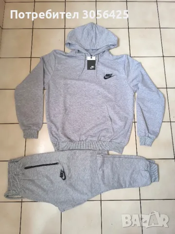 Сив  спортен екип от памук , снимка 9 - Спортни дрехи, екипи - 38266759