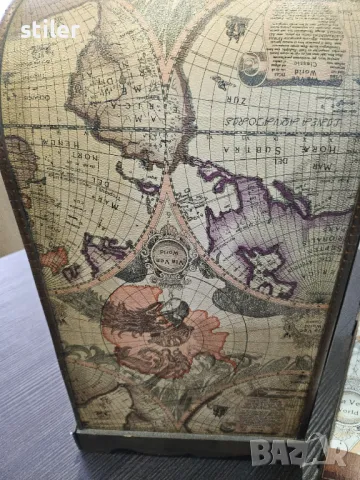 Поставка и куфарче за бутилки вино, снимка 3 - Декорация за дома - 48286202