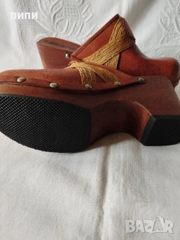 ЕСТЕСТВЕНА КОЖА дамски чехли, снимка 4 - Чехли - 50584713