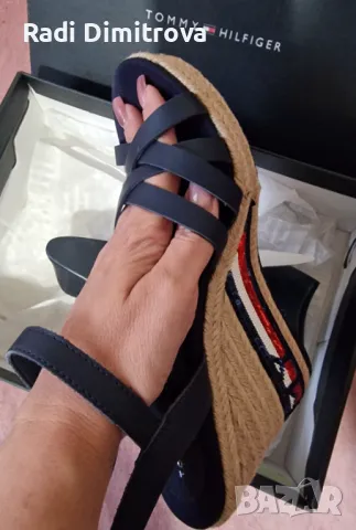 Оригинални дамски сандали Tommy hilfiger-нови, снимка 5 - Сандали - 49635850