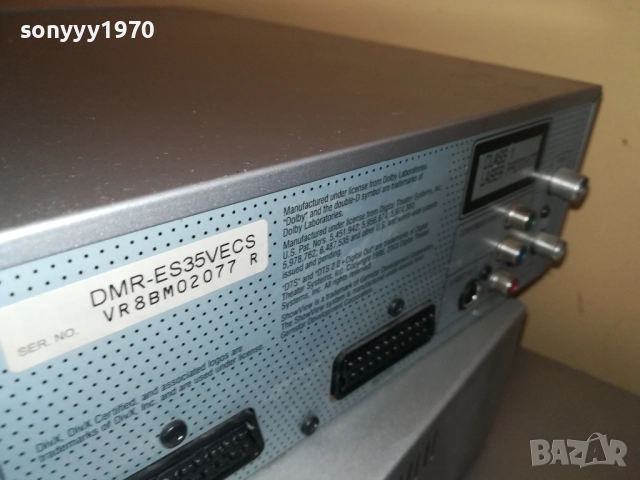 PANASONIC VIDEO//DVD RECORDER-ВНОС SWISS 1909251843, снимка 13 - Плейъри, домашно кино, прожектори - 51771736