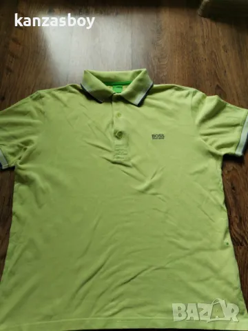 hugo boss green - страхотна мъжка тениска M, снимка 5 - Тениски - 50432409