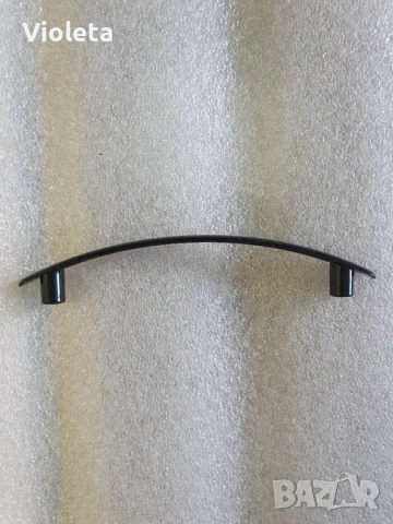Мебелни дръжки, метални черен цвят. Разстояние от център до център на отворите за монтаж 97мм 18бр., снимка 2 - Други - 53333909