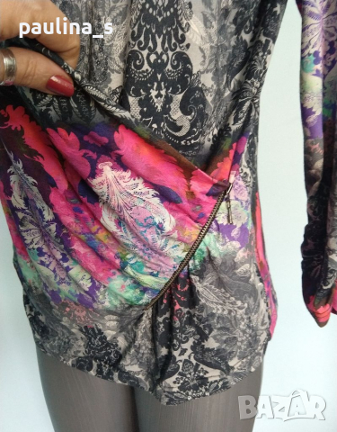 Два различни броя / Блуза с дълъг ръкав тип туника "dreamSTAR" и Черна от България  , снимка 5 - Блузи с дълъг ръкав и пуловери - 36462428