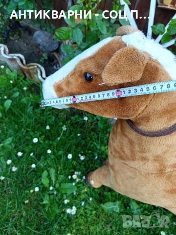 Стара Немска Голяма Плюшена Играчка Конче Тегло 5кг., снимка 14 - Антикварни и старинни предмети - 50554455