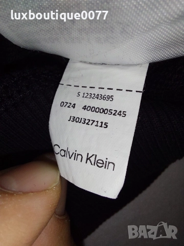 Чисто нов без етикет мъжки пуловер Calvin Klein Jeans XL , снимка 6 - Пуловери - 51640492
