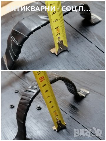 Комплект Ръчно Изработен Щит + Ръчно Изработени Бойни Ножове / Общо 5 кг. , снимка 12 - Антикварни и старинни предмети - 43170297