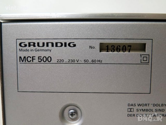 Grundig MR 200_MCF 500, снимка 13 - Декове - 32357354