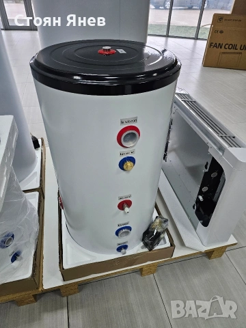 Неръждаем буферен съд 100 литра - за термопомпа и други приложения