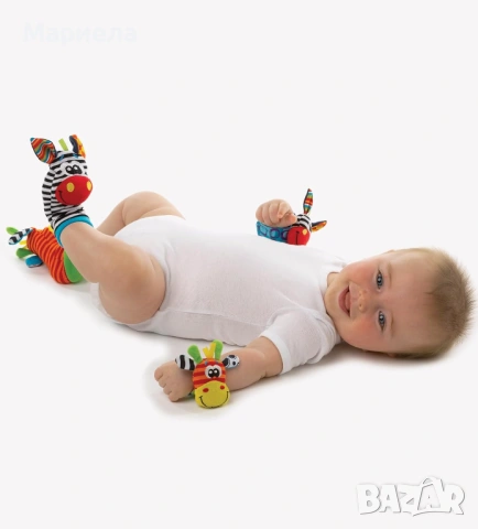 Playgro Jungle Friends / Комплект 7 дрънкалки 0+