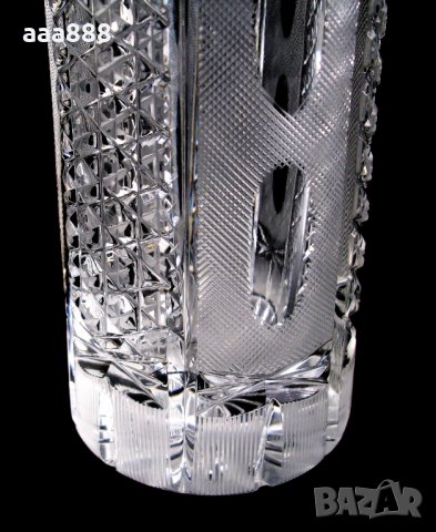 Ваза чешки кристал 16 см, снимка 4 - Вази - 32236242