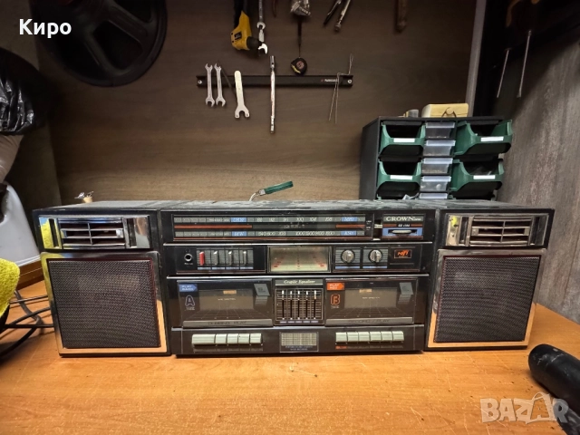 Радиокасетофон Crown SZ- 1788, снимка 2 - Радиокасетофони, транзистори - 52923598