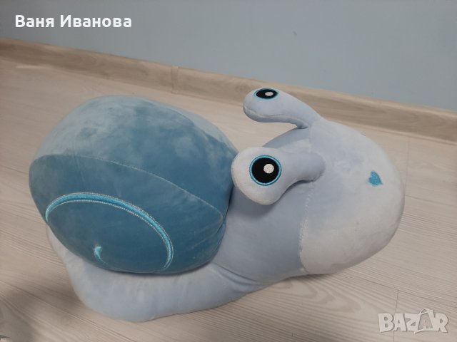 Плюшена играчка охлюв, снимка 1 - Плюшени играчки - 43107156