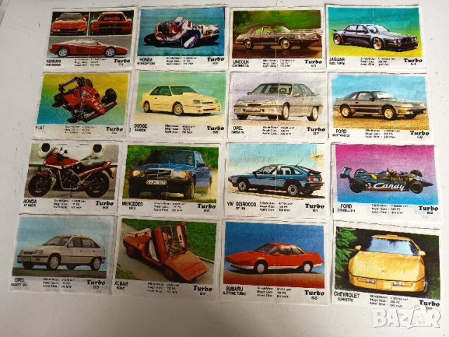 Картинки от дъвки Турбо, снимка 9 - Колекции - 42006220