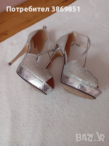 Дамски сандали на ток, снимка 3 - Дамски елегантни обувки - 53541065