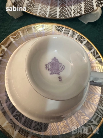 Троен сет на Rudolf Wächter, Bavaria, снимка 6 - Сервизи - 52979603