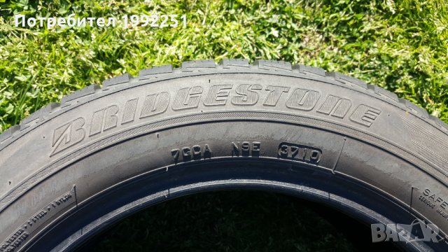 2бр. зимни гуми Bridgestone BlizzakLM30 185/60R15. 6 мм дълбочина на шарката. DOT 3710. Цената е за , снимка 3 - Гуми и джанти - 32678561