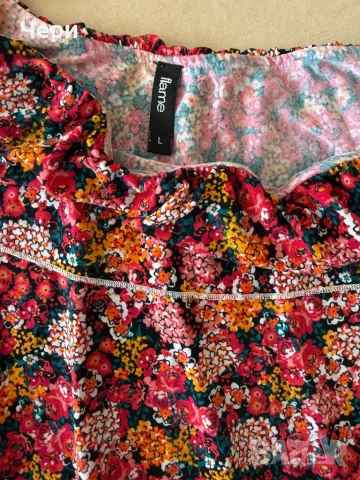 Лятна рокля на цветя, снимка 2 - Рокли - 51018322