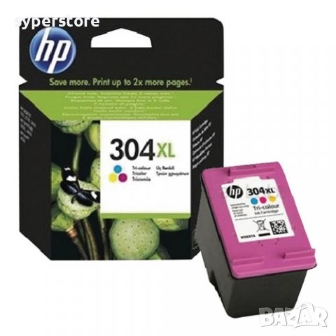 Глава за HP 304 Tri-color цветна N9K05AE Оригинална мастило за HP DeskJet 2620 3720 3730 3735 3750 3