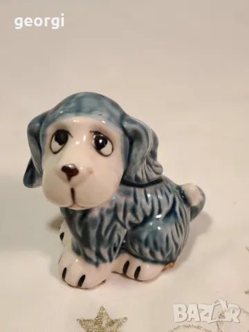 керамична фигурка куче 23/1, снимка 2 - Колекции - 49327960
