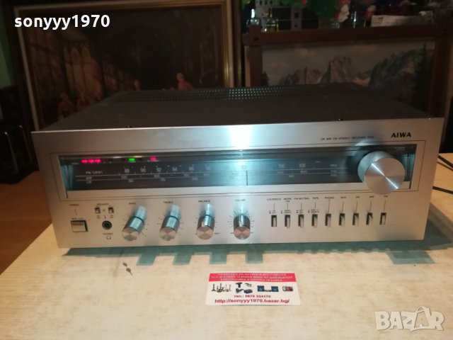 AIWA STEREO RECEIVER 0202221036, снимка 1 - Ресийвъри, усилватели, смесителни пултове - 35643294