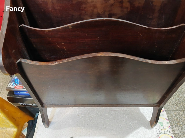 Стара поставка за вестници , снимка 6 - Антикварни и старинни предмети - 53047955