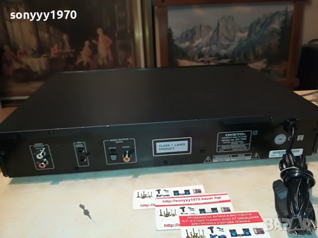  ПОРЪЧАН-ONKYO DX 7355 High End cd/mp3 player 0311220912, снимка 6 - Ресийвъри, усилватели, смесителни пултове - 38542897