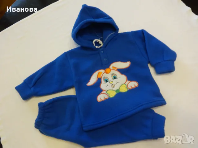 Разпродажба 3 бр. Нови поларени бебешки комплекта за 36 лв. общо, 12 лв, снимка 11 - Комплекти за бебе - 49189133