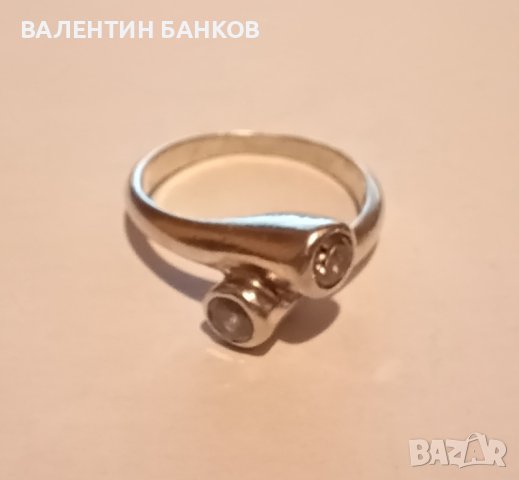 Сребърни дамски пръстени с камъни, снимка 7 - Пръстени - 43147211