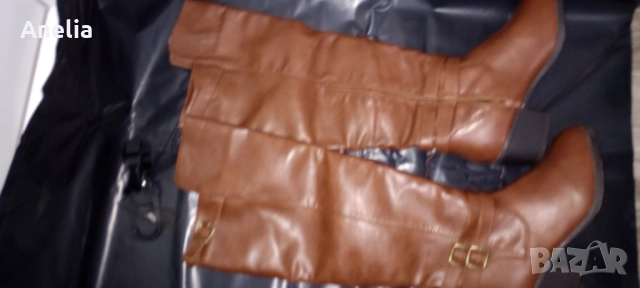 Високи Дамски Зимни Ботуши на дебел ток 38 39 40 , снимка 5 - Дамски ботуши - 52577252