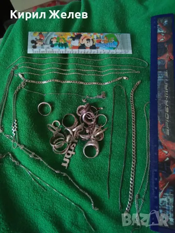 100 грама сребърни накити за поправка за реставрация за части или за материал 50654, снимка 12 - Колиета, медальони, синджири - 50238317