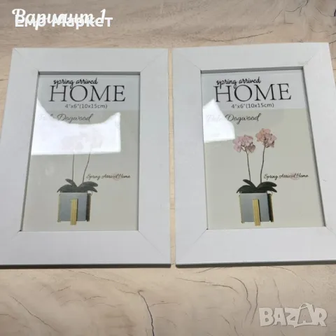 Двойна дървена рамка за снимки тип книга за снимка размер 10х15см, снимка 2 - Други стоки за дома - 49528375