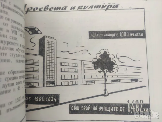 Книга Народностопанският план в цифри и диаграми 1961, снимка 5 - Други - 48892472