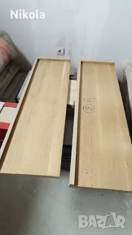 Дъбов плот - дъбови стъпала 5бр 118,5/ 34/ 2 избелен дъб, снимка 17 - Строителни материали - 48951489