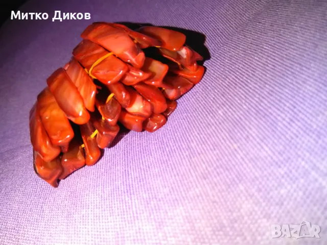 Гривна  от седеф като нова, снимка 5 - Гривни - 49923535