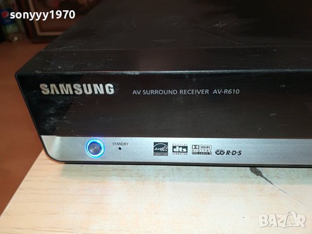 SAMSUNG AV-R610 RECEIVER-ВНОС SWISS 0906221651, снимка 4 - Ресийвъри, усилватели, смесителни пултове - 37033475